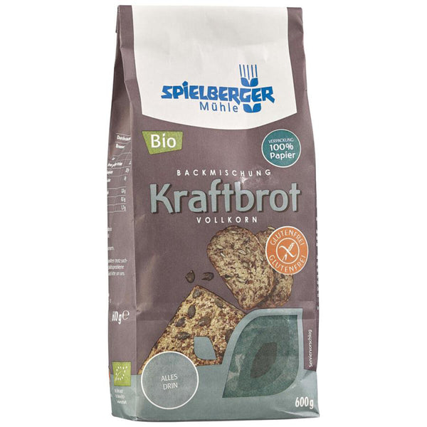 Spielberger Kraftbrot Backmischung Glutenfrei Vegan Weizenfrei Bio ...