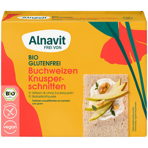 Alnavit Buchweizen Knusperschnitte bio glutenfrei weizenfrei vegan