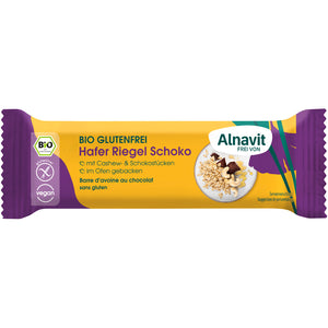 Alnavit Hafer Riegel Schoko glutenfrei weizenfrei vegan bio Zöliakie