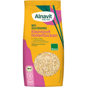 Alnavit Haferflocken Kleinblatt BIO glutenfrei weizenfrei vegan Müsli