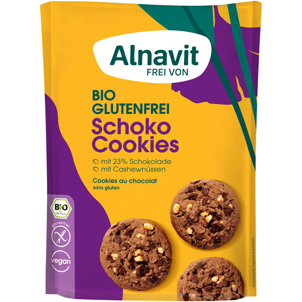 Alnavit Schoko Cookies Kekse glutenfrei bio vegan