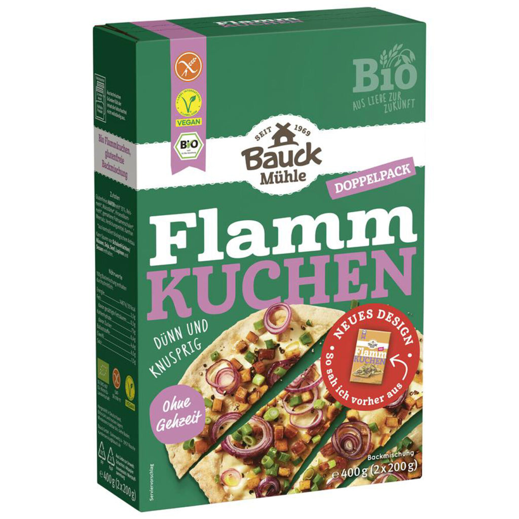 Bauck Mühle Bauckhof Flammkuchen glutenfrei weizenfrei bio vegan easy gluten free shop