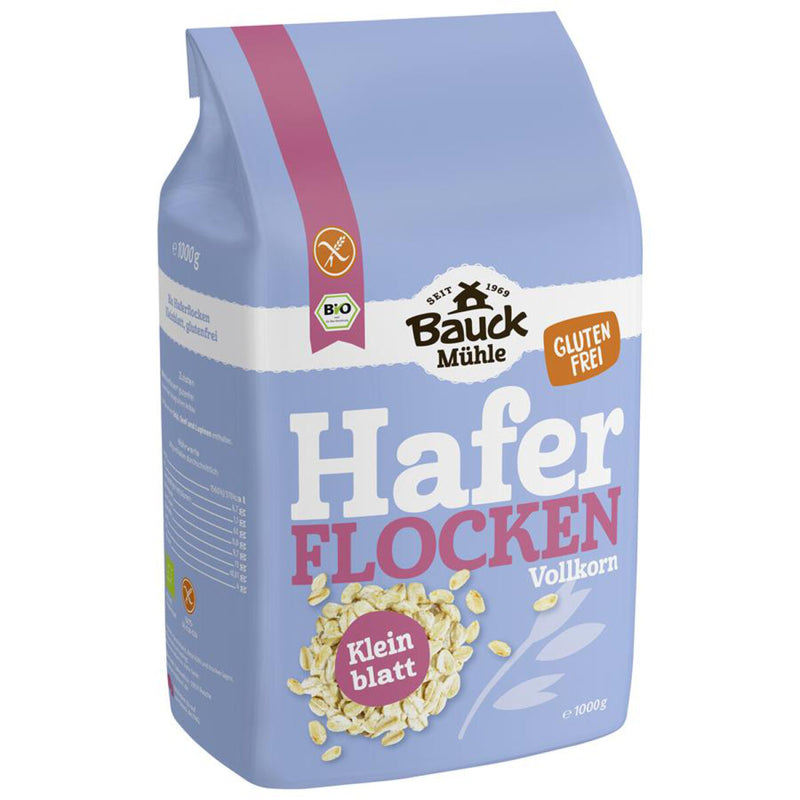 Bauck Mühle Bauckhof Haferflocken Kleinblatt glutenfrei bio vegan Frühstück easy gluten free