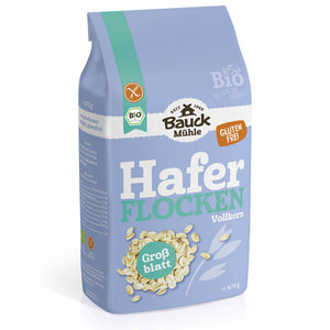 Bauckhof Bauck Mühle Haferflocken Großblatt glutenfrei weizenfrei easy gluten free shop