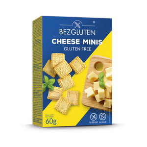 Bezgluten Cheese Minis Cracker glutenfrei Snack easy gluten free shop