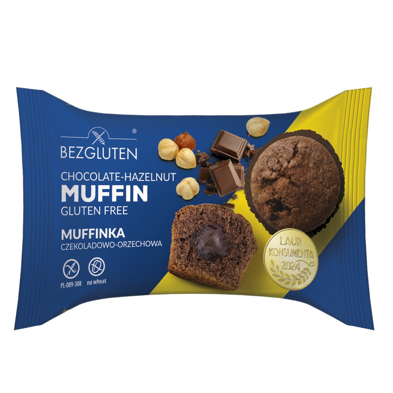 Bezgluten Muffin Chocolate Haselnuss Cupcake glutenfrei weizenfrei