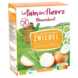 Blumenbrot Knusperbrot Zwiebel glutenfrei weizenfrei bio vegan