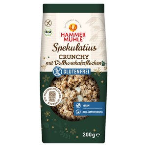 Hammermühle Spekulatius Crunchy Bio Flakes glutenfrei weizenfrei