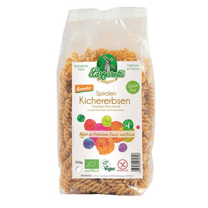 Lazzaretti Spiralen Kichererbsen glutenfrei Fusilli Teigwaren Pasta