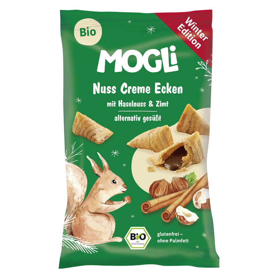 Mogli Haselnuss Zimt Creme Ecken glutenfrei Winter Weihnachts Edition