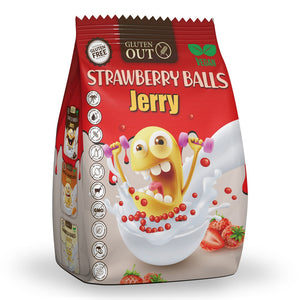 Nerano Jerry Strawberry Erdbeer Balls glutenfrei weizenfrei vegan