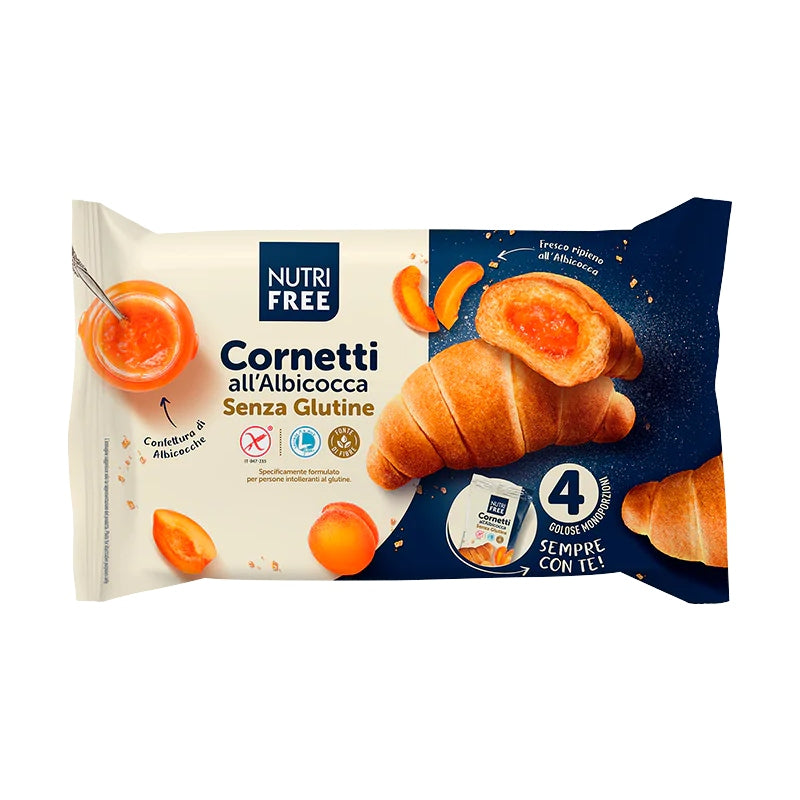 Nutri Free Croissants Cornetti all'Albicocca glutenfrei Aprikose