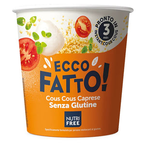 Nutri Free Ecco Fatto Cous Cous Caprese To Go glutenfrei weizenfrei