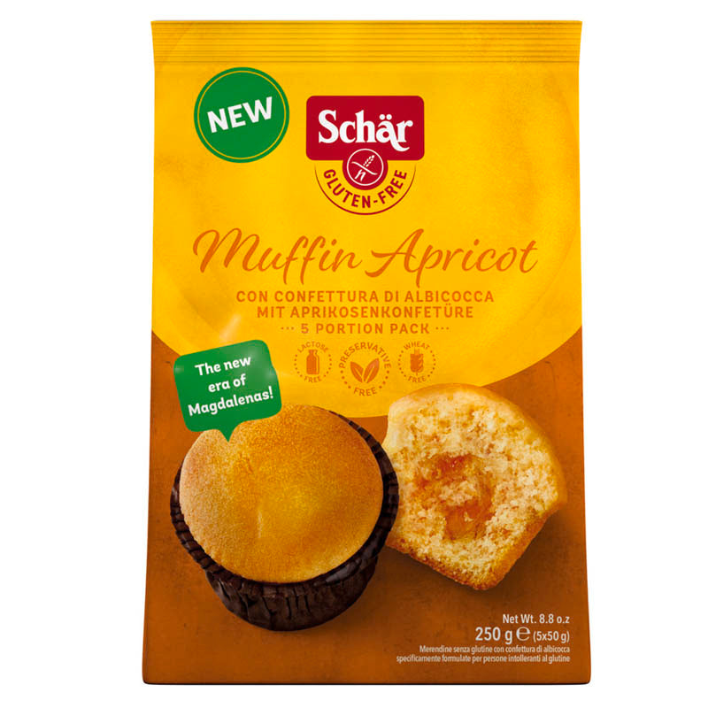 Schär Muffin Apricot Magdalenas glutenfrei weizenfrei laktosefrei