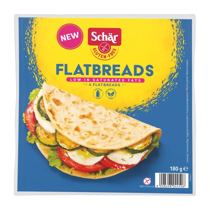 Dr. Schär Flatbreads Fladenbrot Tortillas Wraps glutenfrei weizenfrei