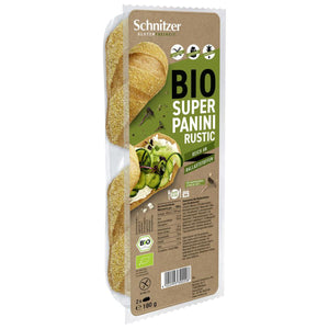 Schnitzer Super Panini Rustic glutenfrei Brot Gebäck weizenfrei bio