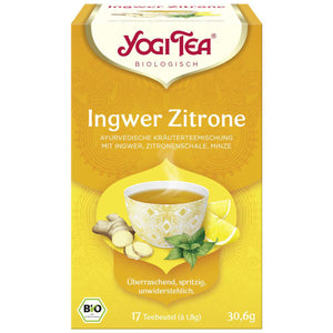 Yogi Tea Ingwer Zitrone Tee glutenfrei bio vegan easy gluten free shop