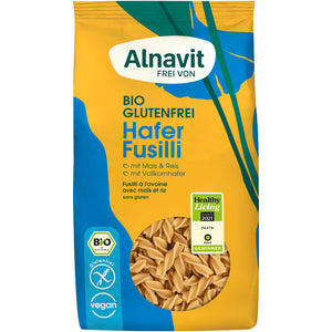 Alnavit Hafer Fusilli glutenfrei teigwaren pasta nudeln Zöliakie bio