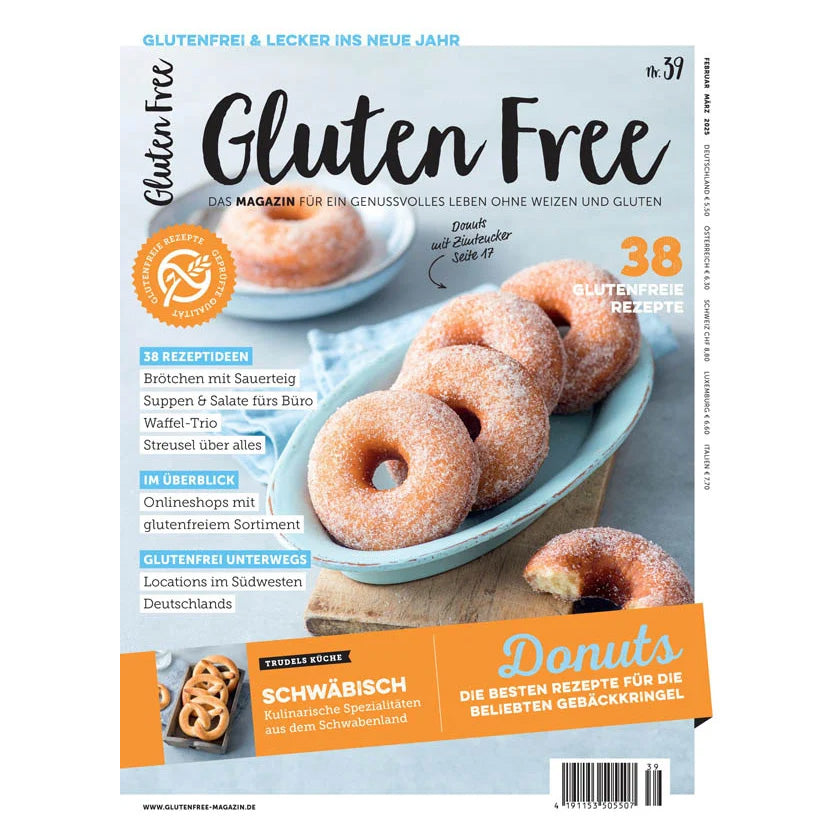 Gluten Free Magazin Ausgabe Nr. 39 glutenfrei weizenfrei Rezepte